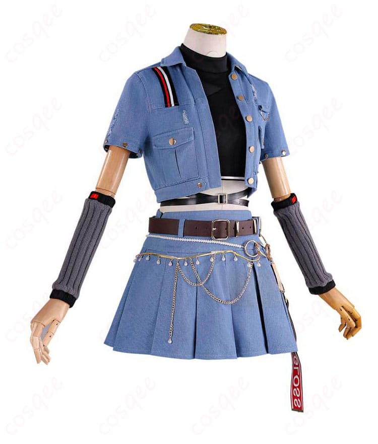 一条莉々華 Flashpoint衣装の側面シルエットとラインの見え方