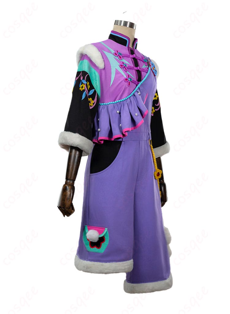 2wink衣装の側面全体像（シルエットと装飾位置の確認）