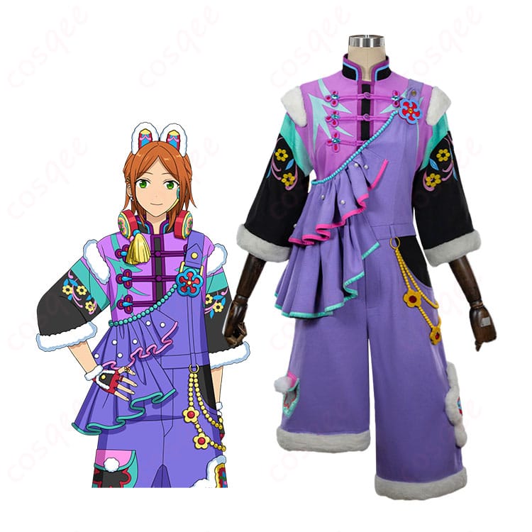 葵ゆうた／葵ひなたの2winkステージ衣装一式とキャラクタービジュアルの比較イメージ