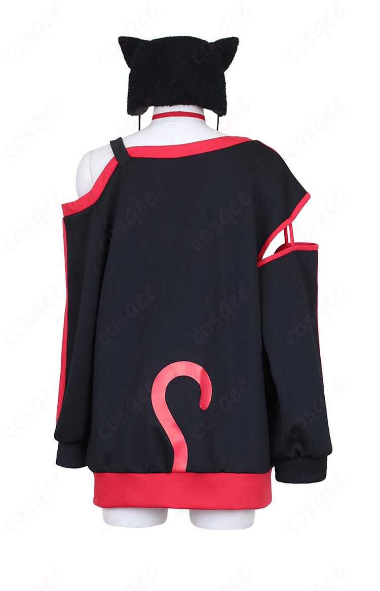 西園寺ユナ コスプレ衣装 背面シルエットと丈感