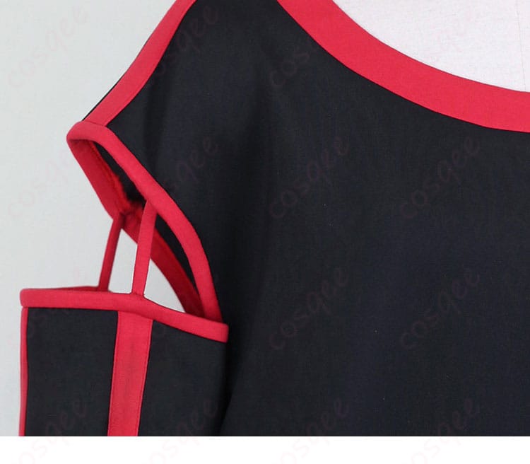 西園寺ユナ コスプレ パーカー 袖の装飾と切替デザイン