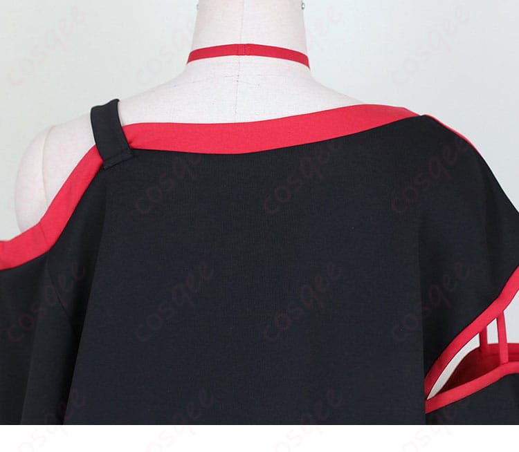 西園寺ユナ コスプレ パーカー 背肩部の切替とヨークのディテール