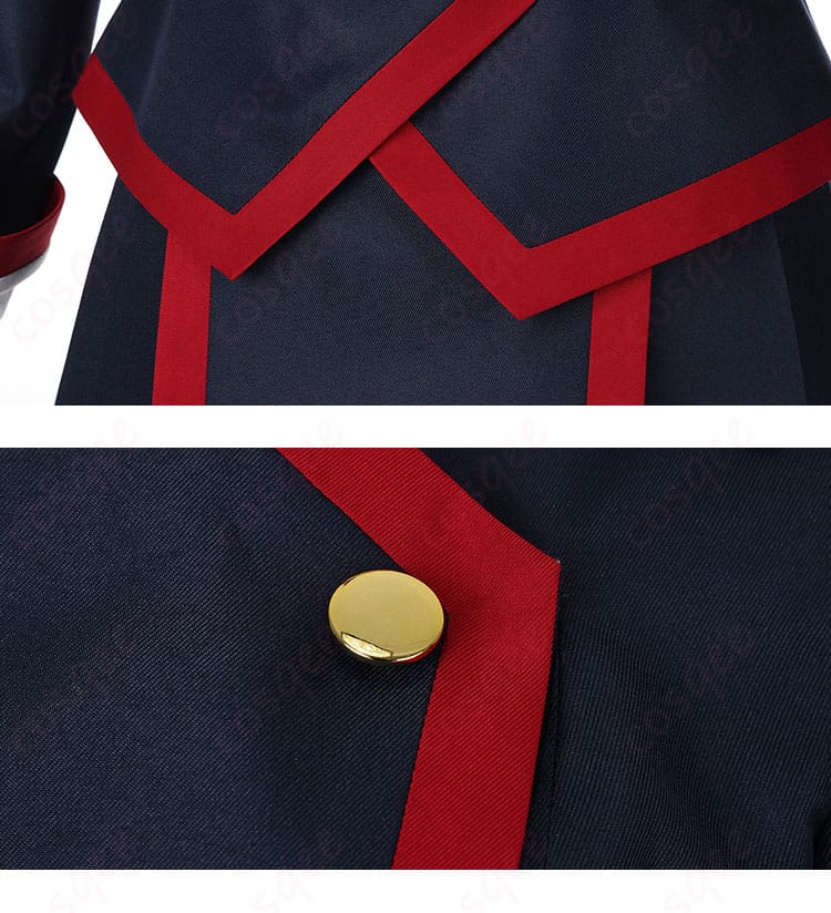 スカート裾の装飾ディテール。縁取りとステッチ、動いた際の表情が伝わる接写