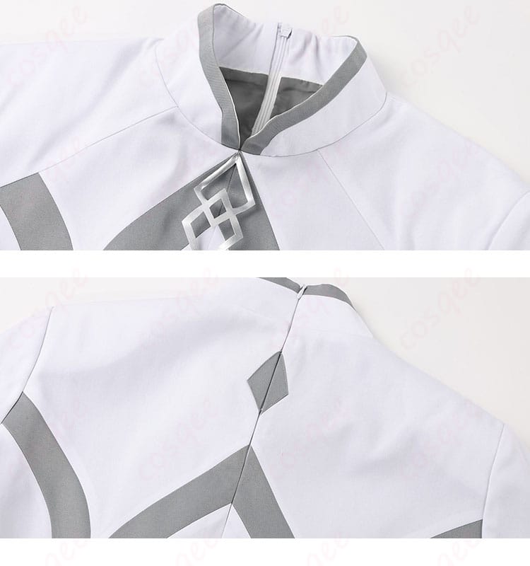 マリスビリー衣装 襟元の装飾・ステッチの近接写真