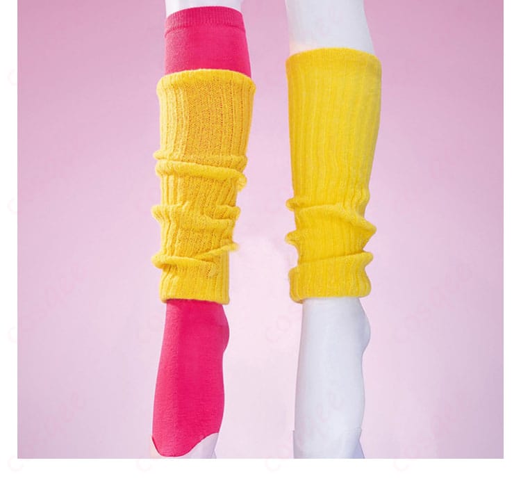 ニーソックス／レッグウェアの柄とトリムのディテール