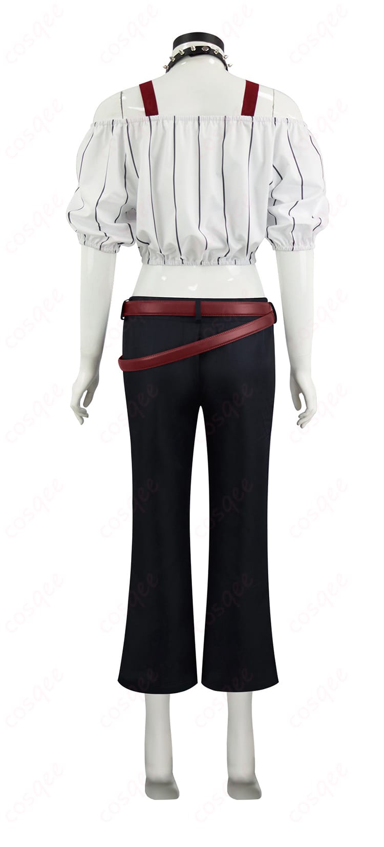 星綺羅羅 私服コスチュームの側面シルエット（ベルト位置とライン）