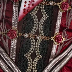 恋と深空 主人公「魂を約す赤月」コスプレ｜高発色×立体シルエットで映えるゴシック衣装 - 5枚目の画像（サムネイル）