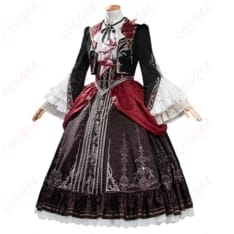 恋と深空 主人公「魂を約す赤月」コスプレ｜高発色×立体シルエットで映えるゴシック衣装 - 2枚目の画像（サムネイル）