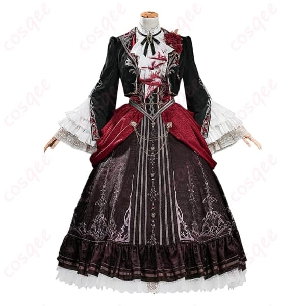 恋と深空 主人公「魂を約す赤月」コスプレ｜高発色×立体シルエットで映えるゴシック衣装