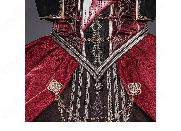 コルセットベルトと腰周りの装飾ディテール