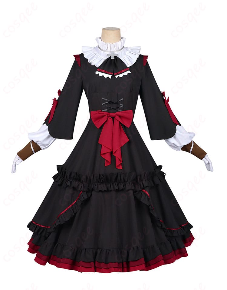 獄薔薇美血華コスプレ衣装のワンピース正面全体