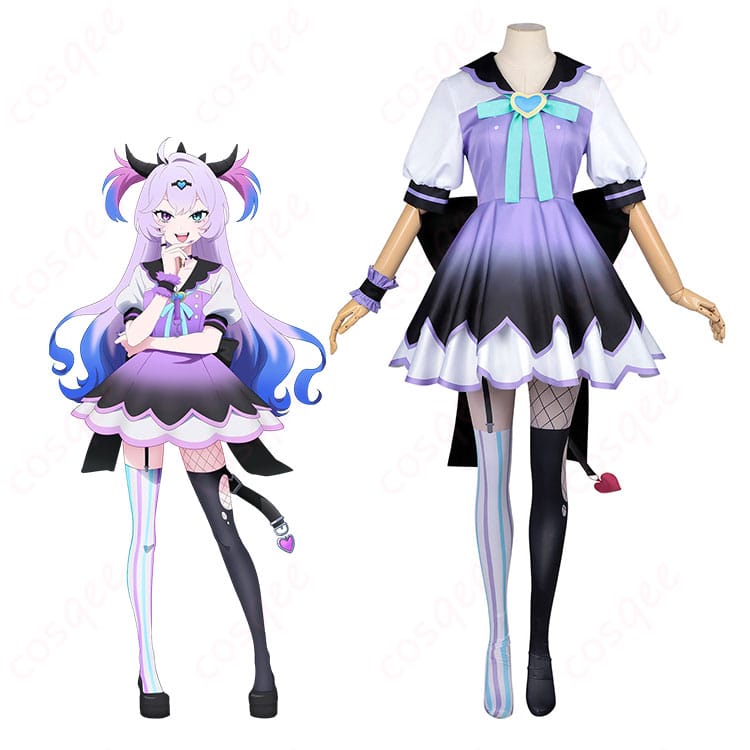 NEEDY GIRL OVERDOSE 超絶最かわてんしちゃん 猛毒電波少女☆パープル・ロリポップの着用イメージと衣装全体