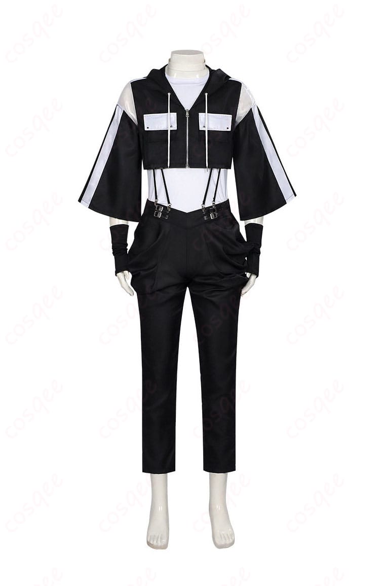 石橋ナツキ コスプレ衣装の正面全体（ジャケット・インナー・ズボン装着状態）