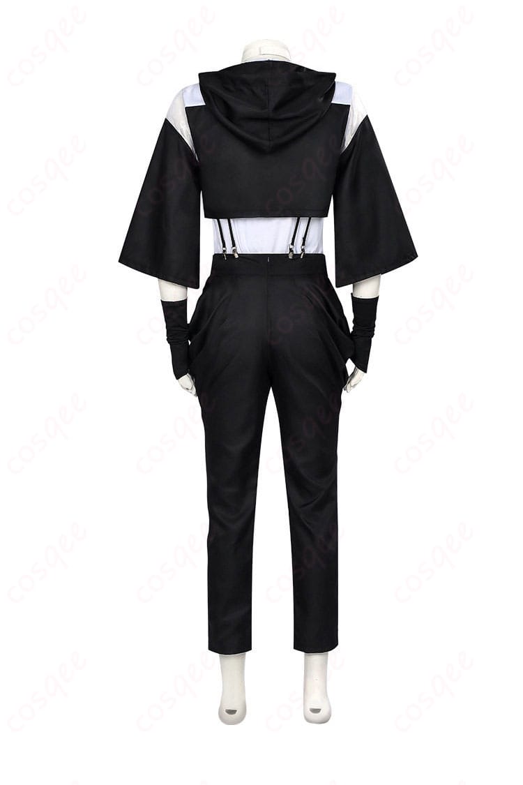 石橋ナツキ コスプレ衣装の背面ディテール（背中のシームと裾ライン）