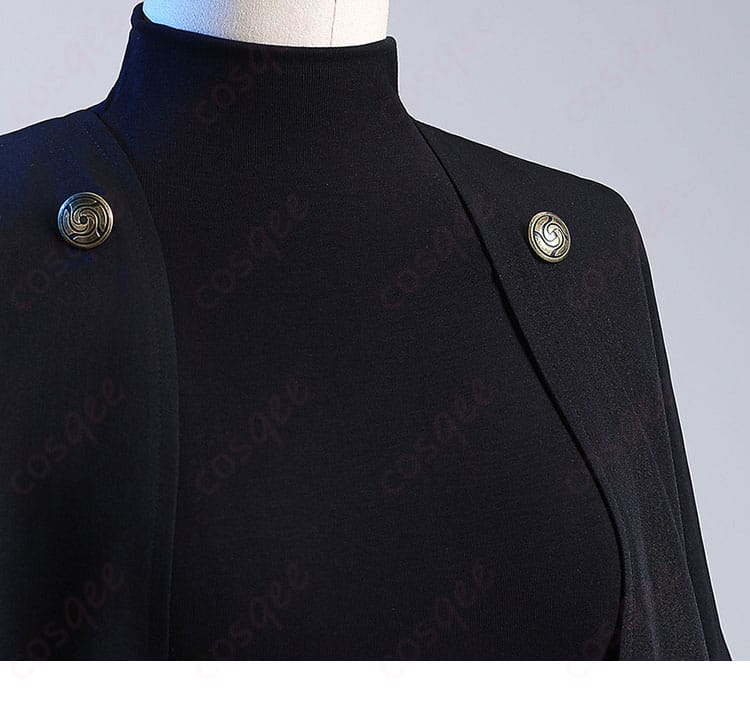 前合わせ（衣襟）の縫製とはだけにくい設計のアップ