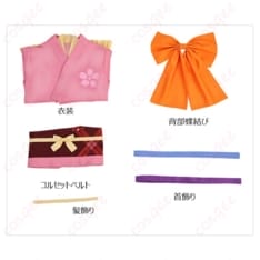 甲鉄城のカバネリ 無名 浴衣コス｜軽やかで通気性◎ 再現度と上品さを両立 - 4枚目の画像（サムネイル）