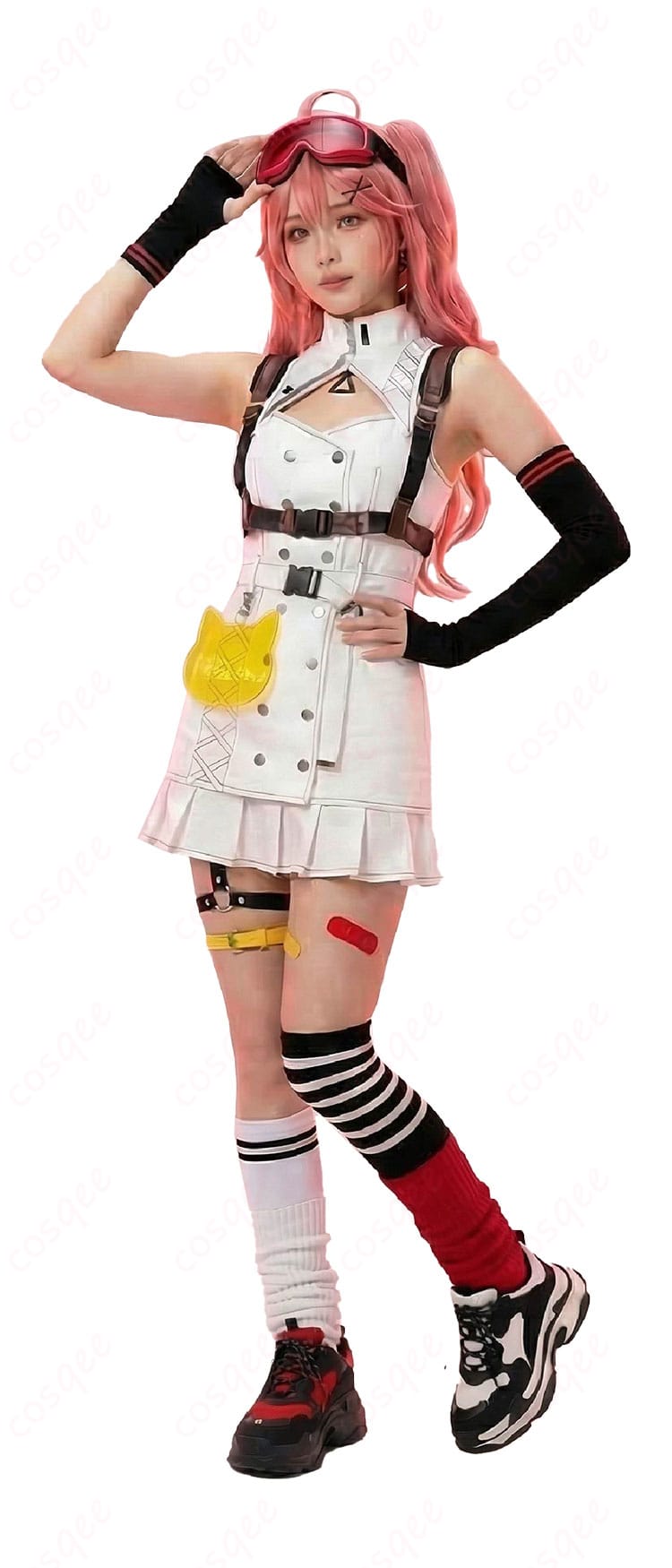 さくらみこ 生誕祭2026新衣装 スカートとアクリルアクセの正面ディテール画像