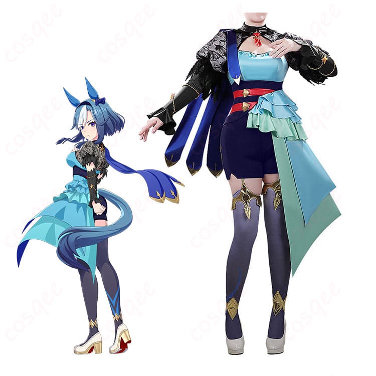 アドマイヤグルーヴ 勝負服コスプレ一式のキャラクター着用イメージ