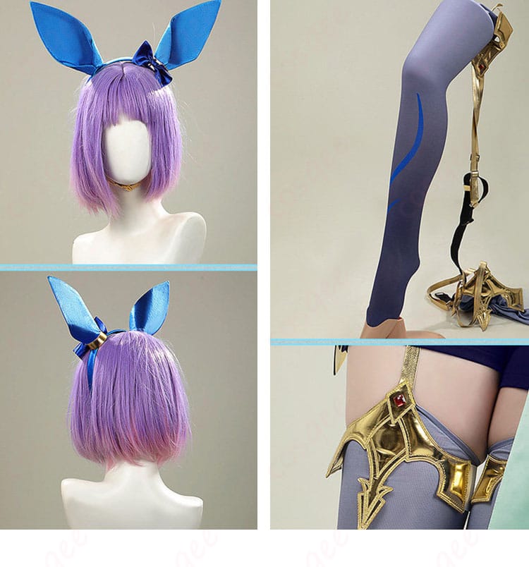 カチューシャ・手首飾り・太もも飾り・靴下のアクセサリー詳細