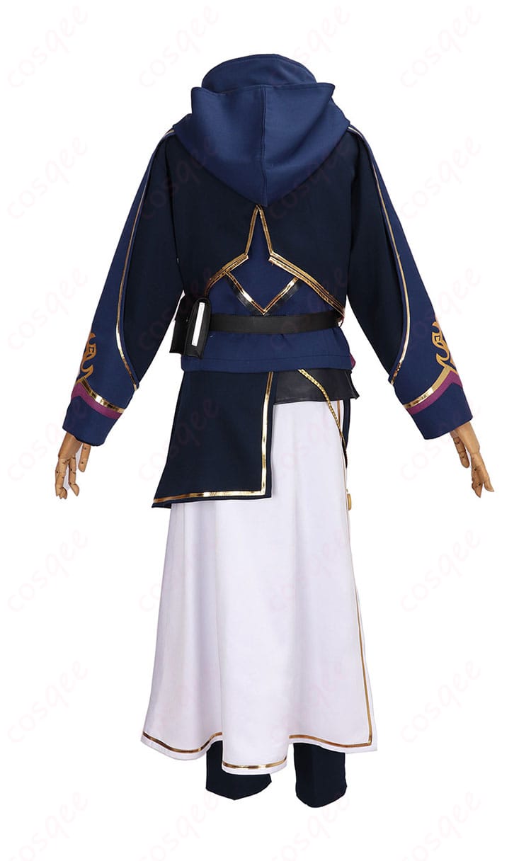 佐伯イッテツ 共通衣装コスプレの背面デザインとコートのラインを確認できる後ろ姿画像