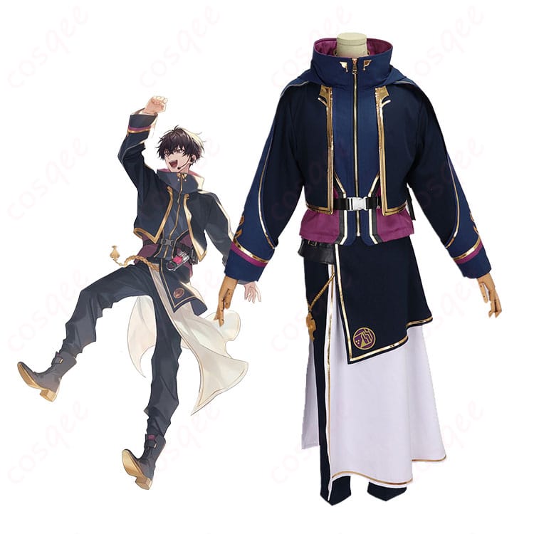 佐伯イッテツの共通衣装を着用したキャラクターイメージと衣装全体の雰囲気が分かる参考画像