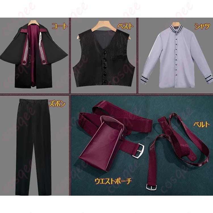 にじさんじ 佐伯イッテツ アルカイック衣装 高再現スーツセットで撮影もイベントも快適 - 5枚目の画像