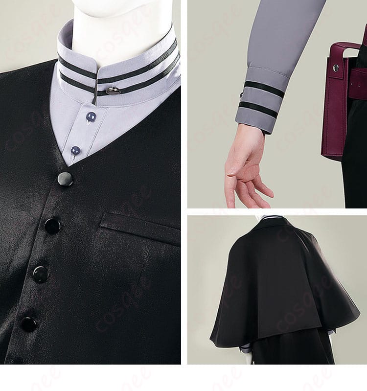 シャツの質感と縫製が分かるディテールカット