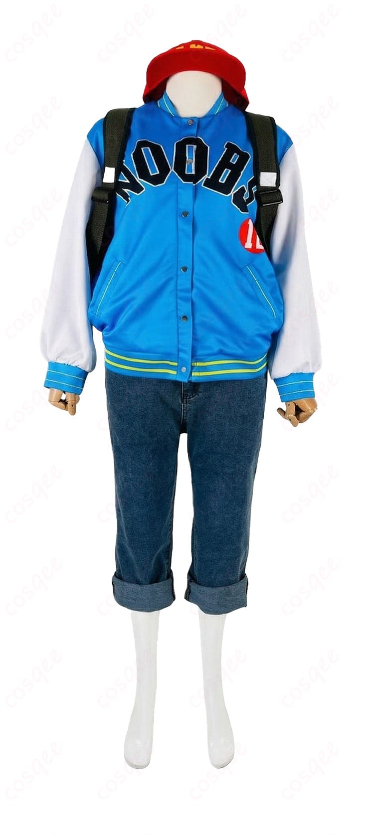 ペルソナ5 織田信也 コスプレ衣装 背面デザイン画像（スタジャン背面とパンツライン）