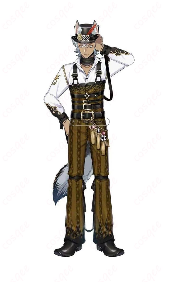 ジャック・ハウル プレイフル・ドレス衣装の正面全身イメージ｜帽子付きセットとクールな配色のステージ衣装