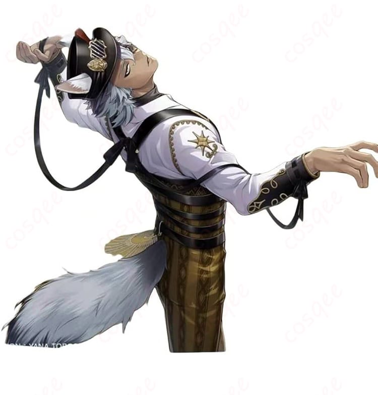 ジャック・ハウル プレイフル・ドレス衣装の側背面イメージ｜背面デザインのラインとシルエットを確認できる写真