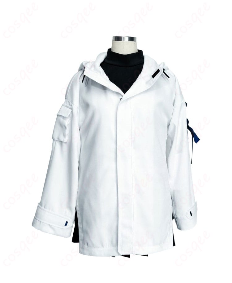 ブルーアーカイブ 立木マイア コスプレ衣装の正面全身（コート・トップス・スカート）