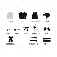 黒執事 シエル 扉絵イラスト衣装 高再現コスプレ 豪華フルセットで撮影映え - 5枚目の画像（サムネイル）