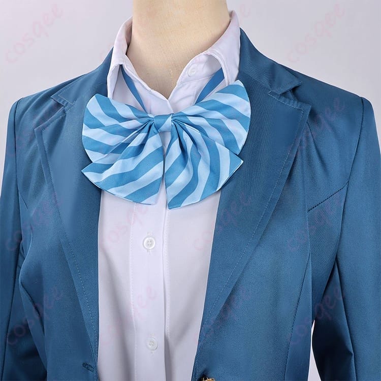 高潔カナン 学園制服コスプレ【尻尾付き】上品シルエットで長時間も快適、撮影・イベントに最適 - 5枚目の画像