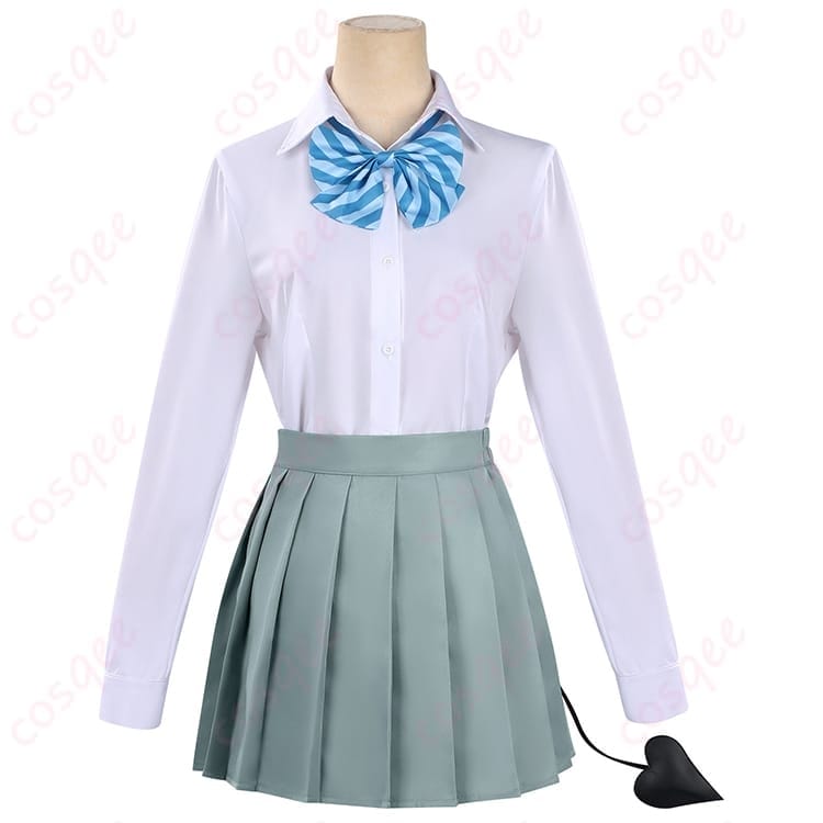 高潔カナン 学園制服コスプレ【尻尾付き】上品シルエットで長時間も快適、撮影・イベントに最適 - 4枚目の画像