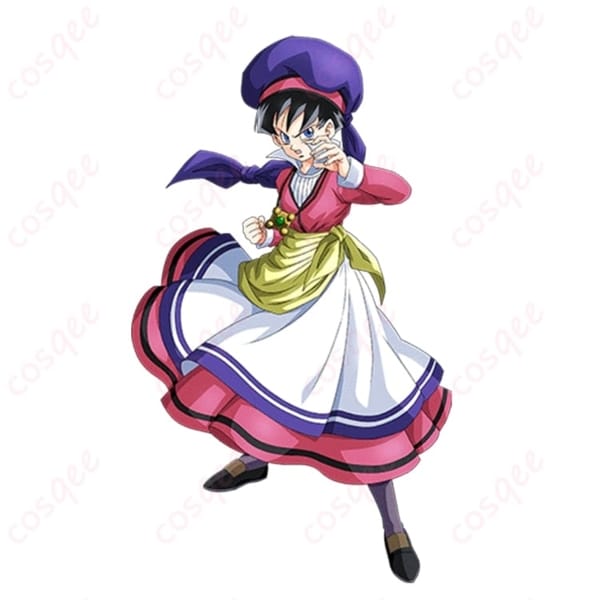 ドラゴンボールZ ビーデル ナタデ村の姿 高再現コスプレ衣装｜着脱ラクでロケ映え