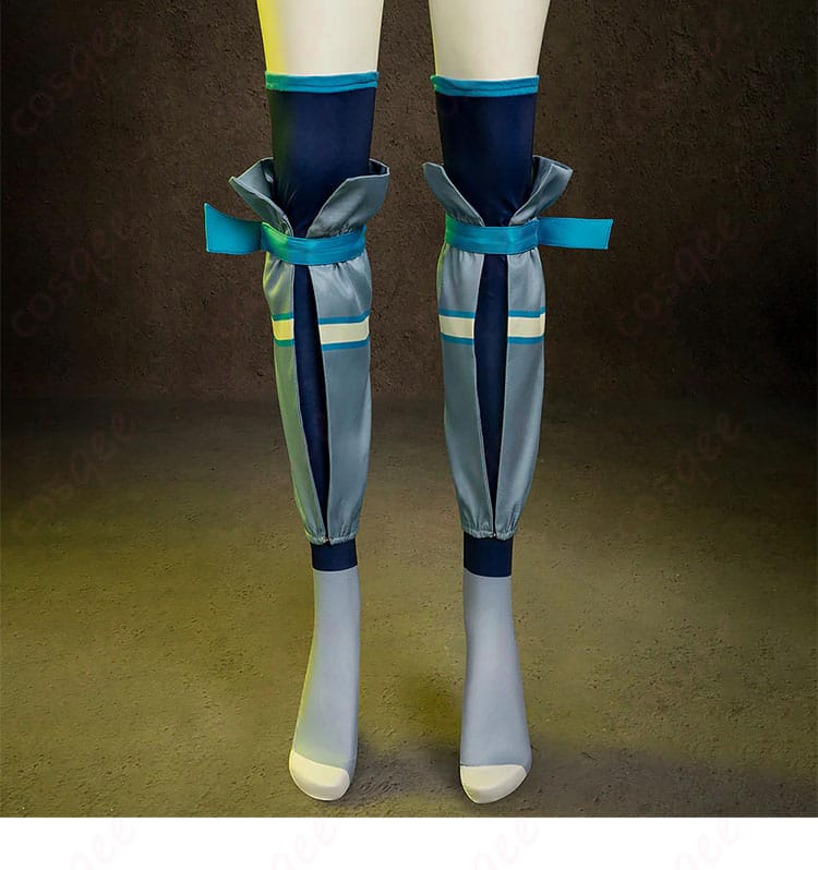 レッグカバーと靴下の足元コーディネート例