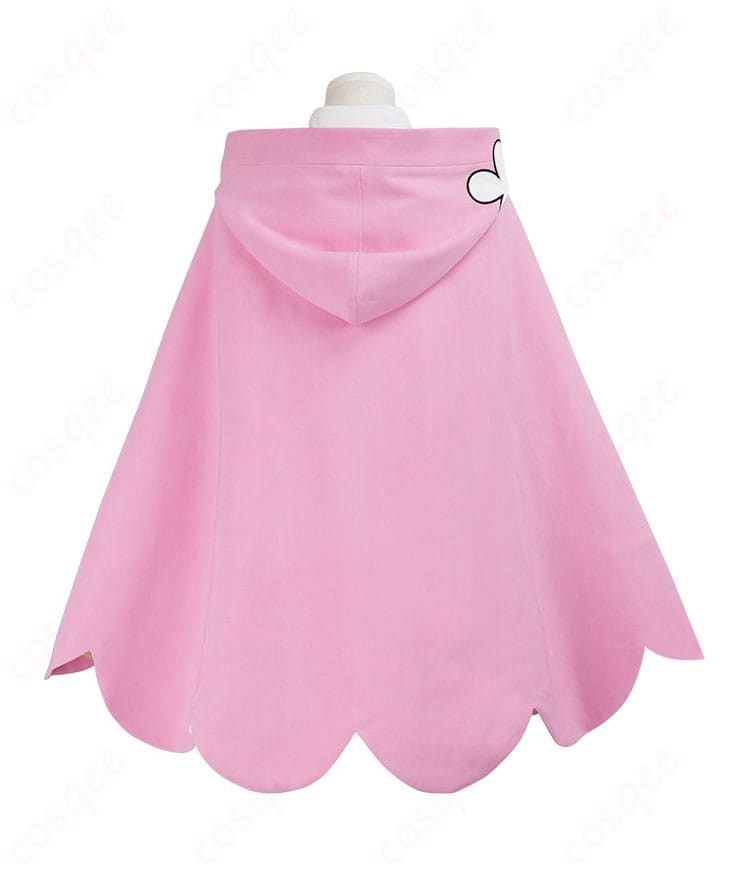 ラム衣装 背面ディテール（マントの落ち感と背面シルエット）