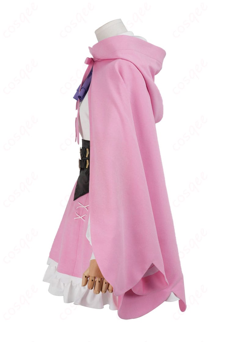 ラム衣装 左側装飾ディテール（ヘアピンとカチューシャ付近の固定仕様）