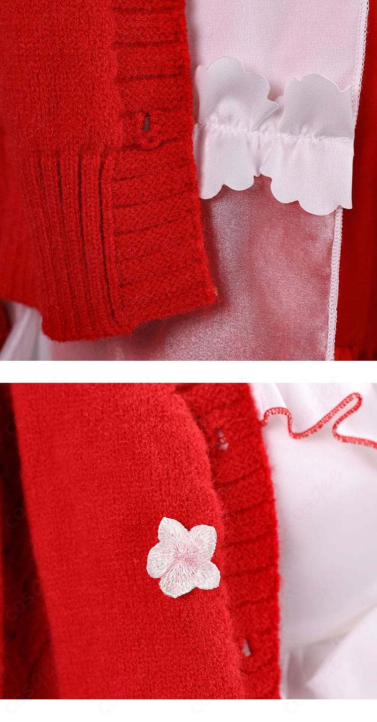 裾飾りのディテール(フリルとパイピングの仕上げ)