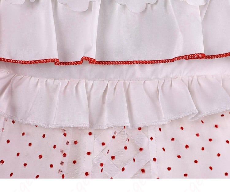 スカートレースの近接(繊細なレース縁取り)