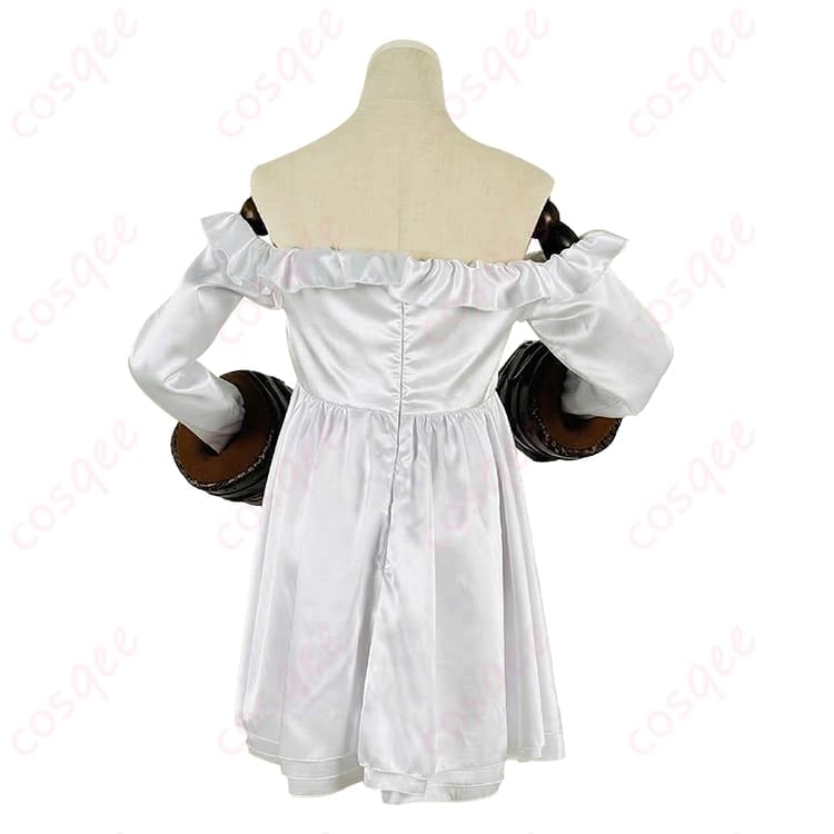 ブラウンダスト2 ルー 白い猫 コスプレ衣装セット｜通気性良好で長時間も快適、写真映えシルエット - 3枚目の画像