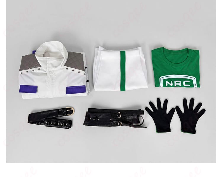 トレイ・クローバー クラブ・ウェアのセット内容一式(コート、トップス、ズボン、ベルト、手袋、ストラップ)