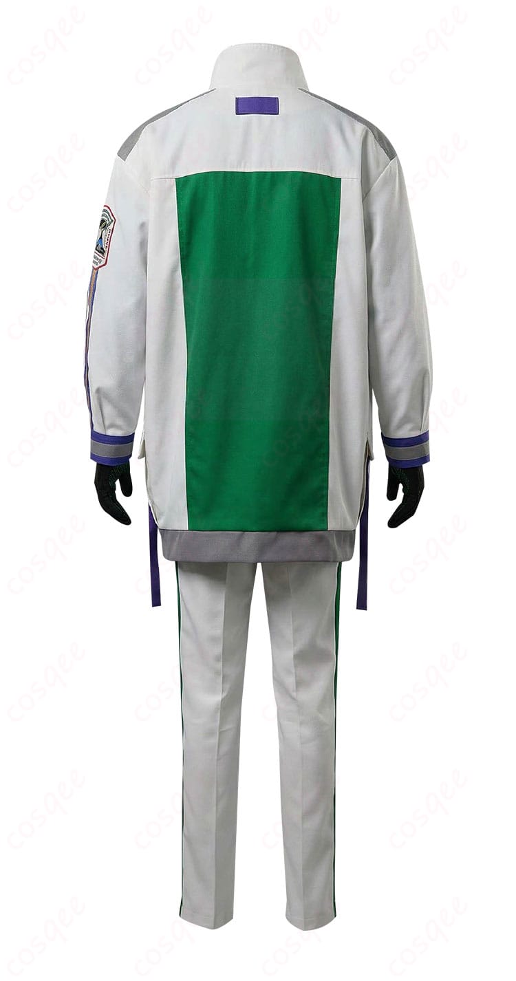 クラブ・ウェアの背面全体ディテール(コートのラインと背面装飾)