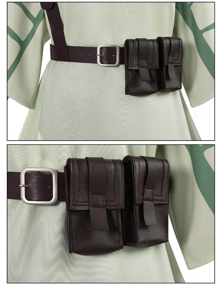 レムリン衣装のウエストポーチと腰周りパーツのディテール