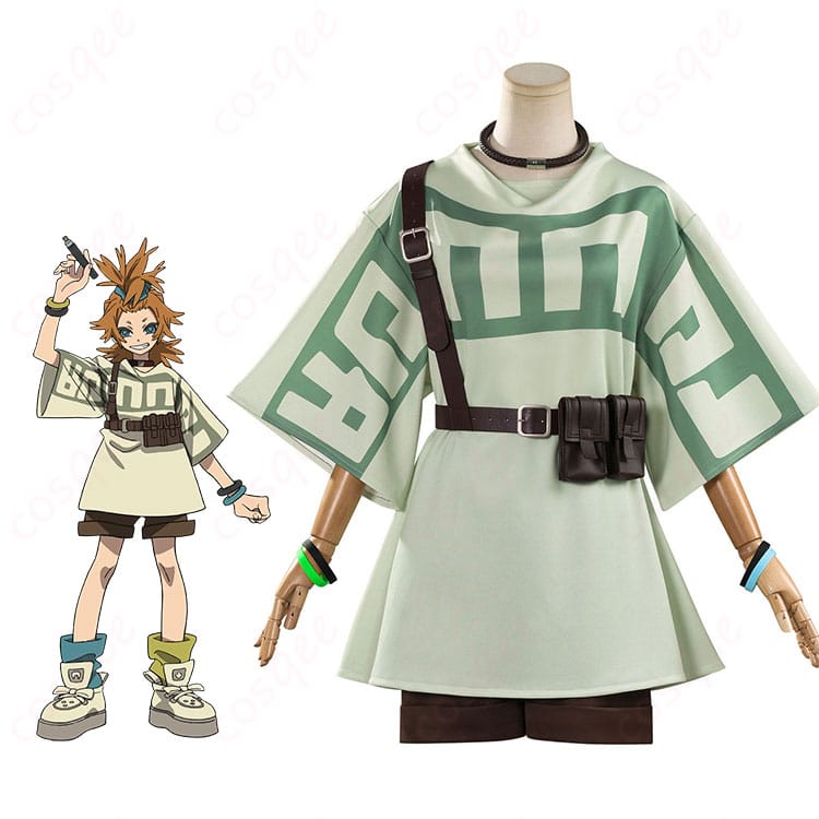 ガチアクタ レムリンのコスプレ衣装一式を着用したイメージカット（ストリート×サイバーの雰囲気）