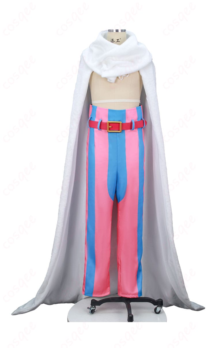 ONE PIECE チョッパー エルバフ編コスプレ衣装の正面全体。マントのハリ感とシルエットが分かるフロントビュー。