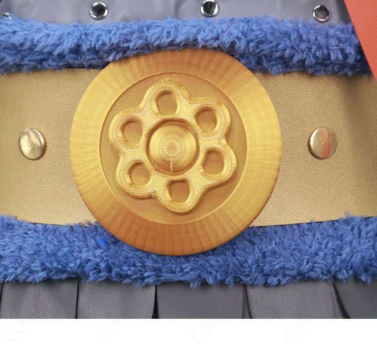 サンジ エルバフ編 腰回り装飾ディテール|コルセットベルトとサイドベルトの重なり