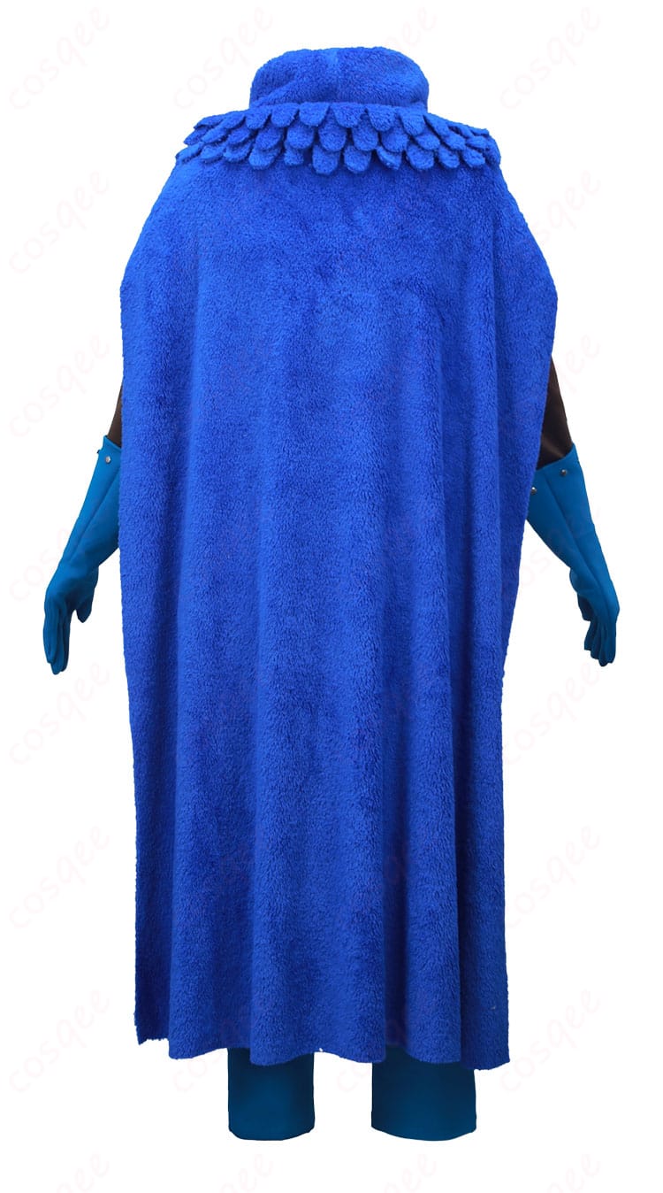 サンジ エルバフ編 新衣装 背面ディテール|マントの広がりと背面ベルトの構成