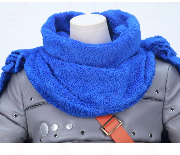 サンジ エルバフ編 襟元装飾ディテール|ネック周りの金具風パーツ表現