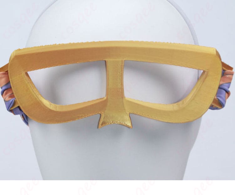 付属メガネの形状と質感ディテール